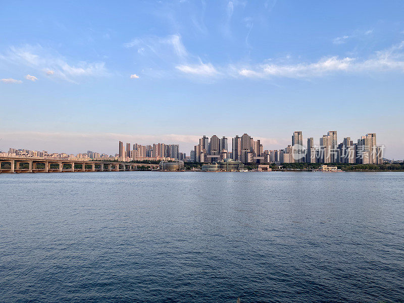 Seoul Han River and Banpo Bridge汉江盘浦大桥